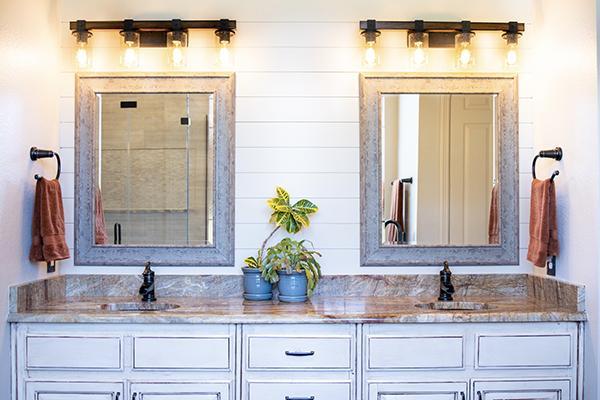 Double Bathroom Sinks DWs Remodeling